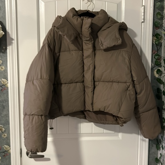 ZARA RUBBERIZED PUFFER JACKET - Picture 10 of 12